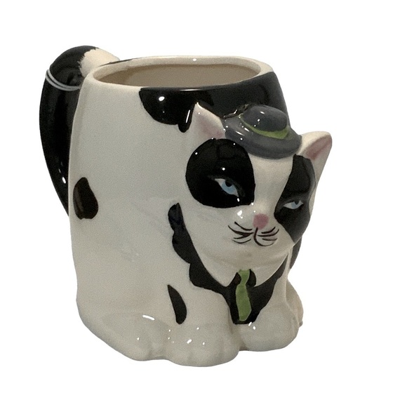 Best Friends Cat Mug Gift Novelty Cocoa Cup 16 Oz White Multicolor - Picture 10 of 13